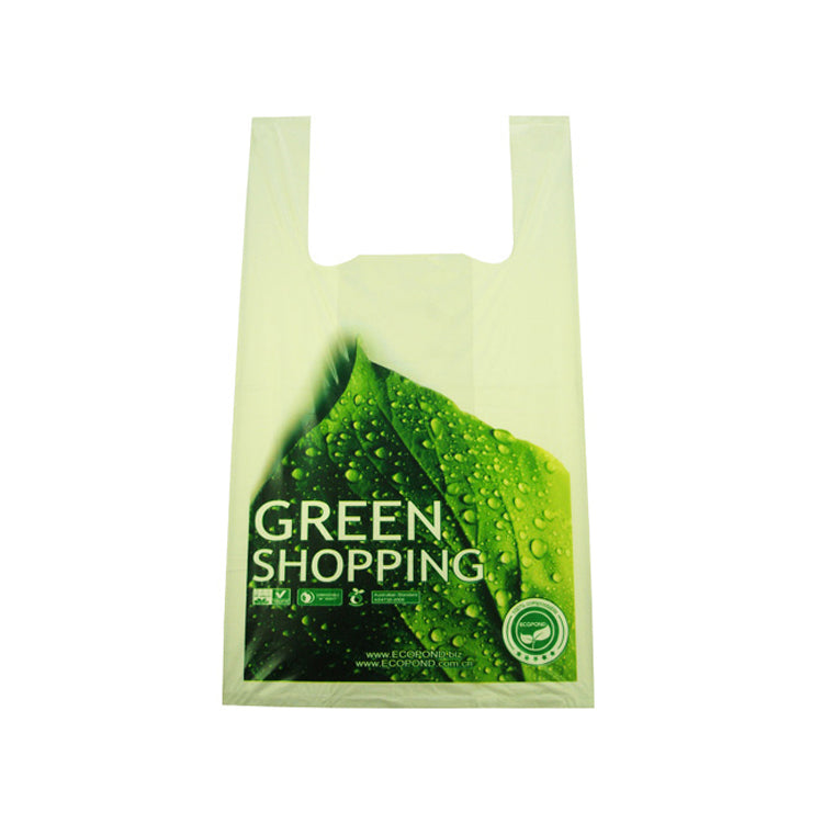 Bolsas de plástico compostables biodegradables basadas en plantas ecológicas PLA