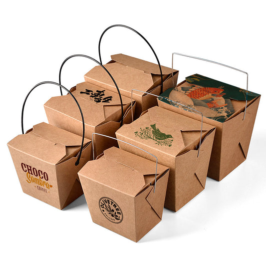 Takeaway Togo French Fries German Tuikish Doner Kebab Grill Meat Package Paper Packaging Box