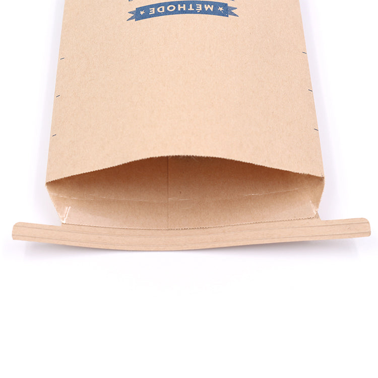 Waterproof Takeaway Food Paper Bag Take Away Food Packing Bag with Tin Tie
