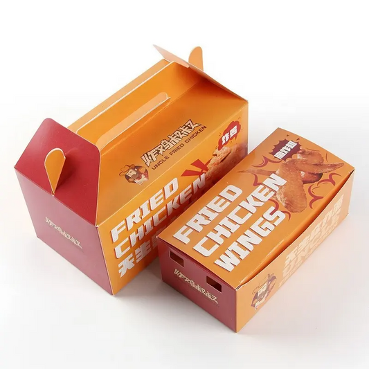 Custom Logo Design Carton Takeaway French Fries Chicken Packaging Box - Fastfoodpak