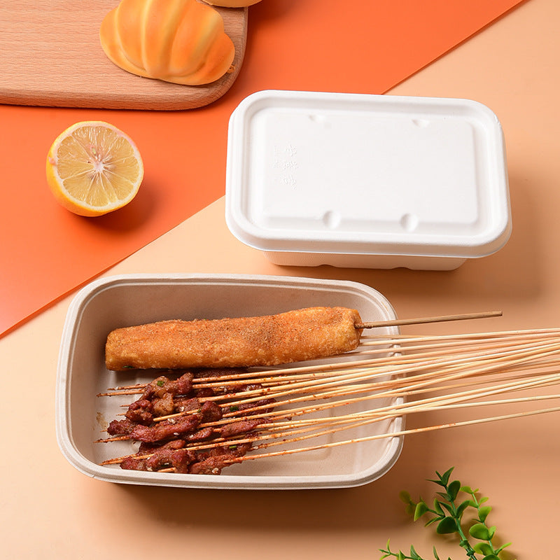 Wholesale Biodegradable Recycled Sugarcane Bagasse Lunch Box Food Container