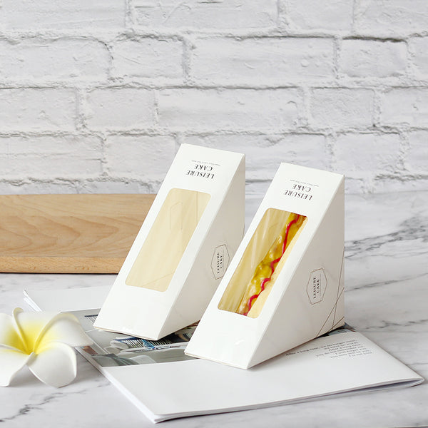 Custom Sandwich Breakfast Food Packaging Box with Window - Fastfoodpak