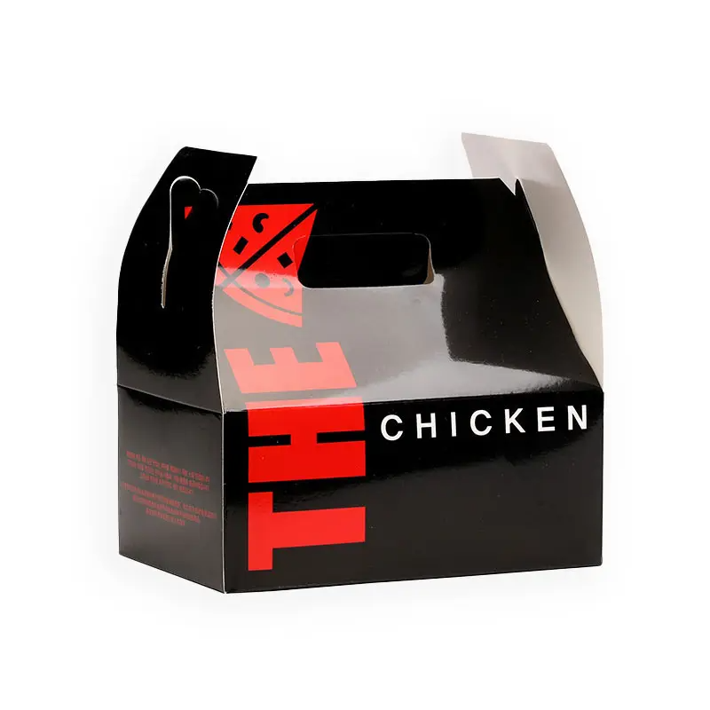 Custom Logo Design Carton Takeaway French Fries Chicken Packaging Box