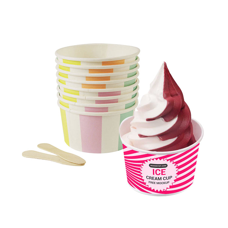 8 oz Compostable Ice Cream Container