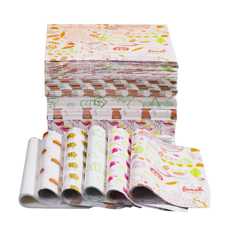 Food Wrap Printed Paper Sheets - Images Folder - Big Valley Packaging