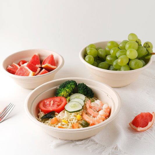 100% Biodegradable Disposable Soup Bowls Paper Bowl Hot Soups Food Containers
